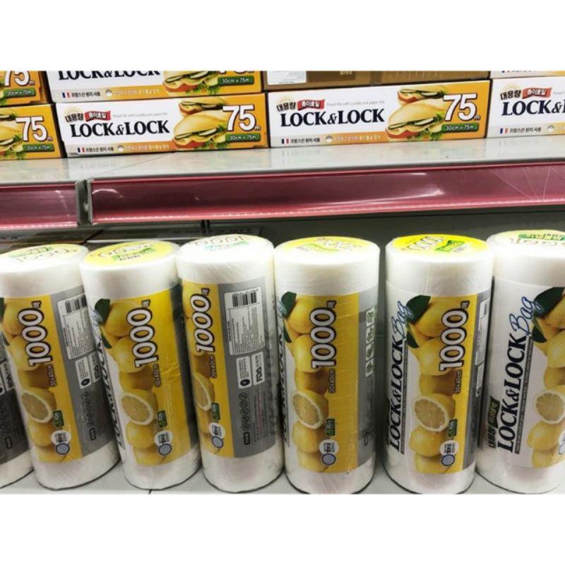 Cuộn 1000 Chiếc Túi Đựng Thực Phẩm Bằng Nhựa Tổng Hợp PE Cao Cấp LWP802 (cam kết hàng chính hãng)