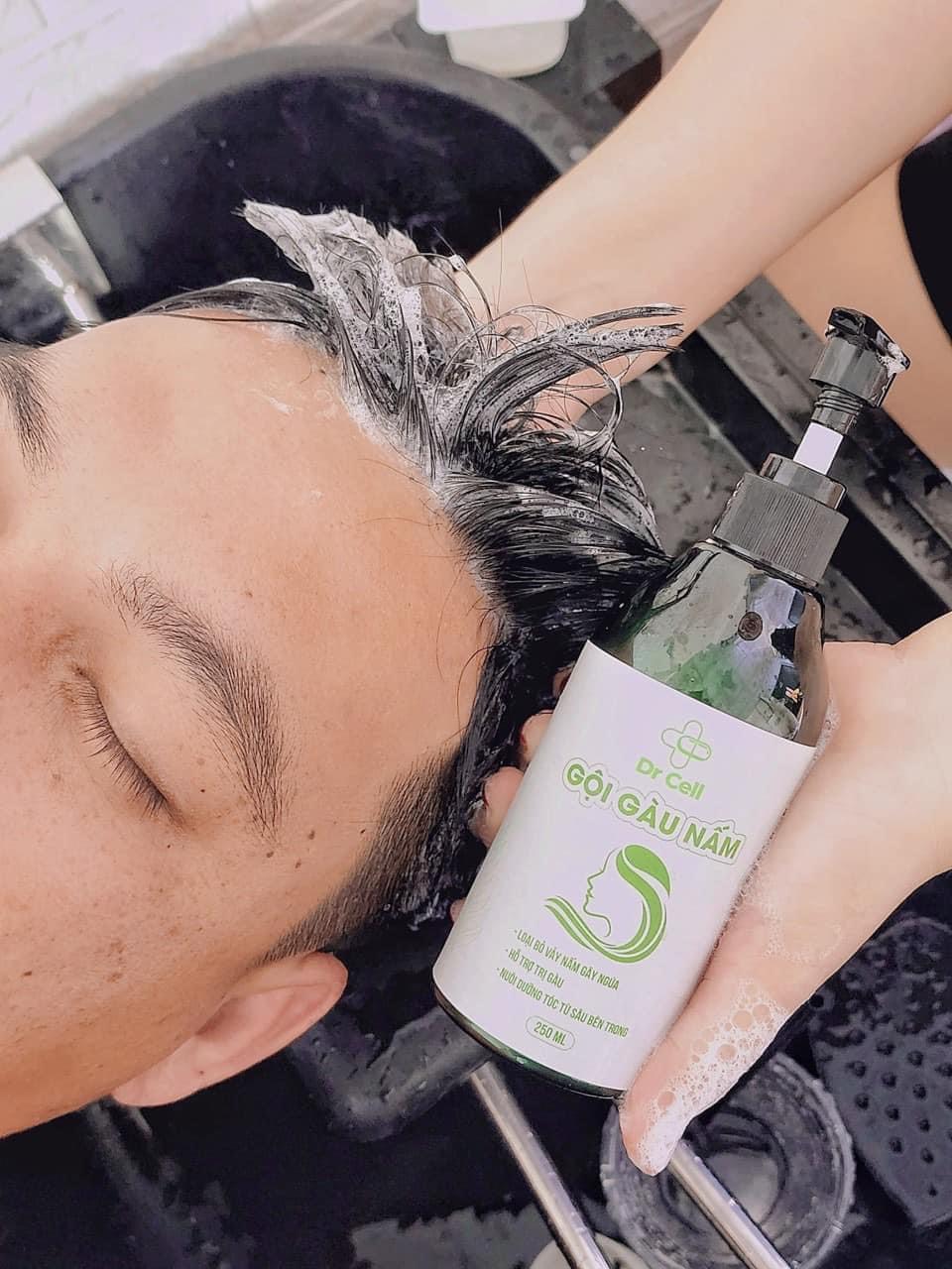 Gội Gàu Nấm Dr Cell 250ml hỗ trợ làm sạch gàu nấm da đầu dưỡng tóc hỗ trợ mọc tóc con giảm rụng tóc - Hàng Chính Hãng