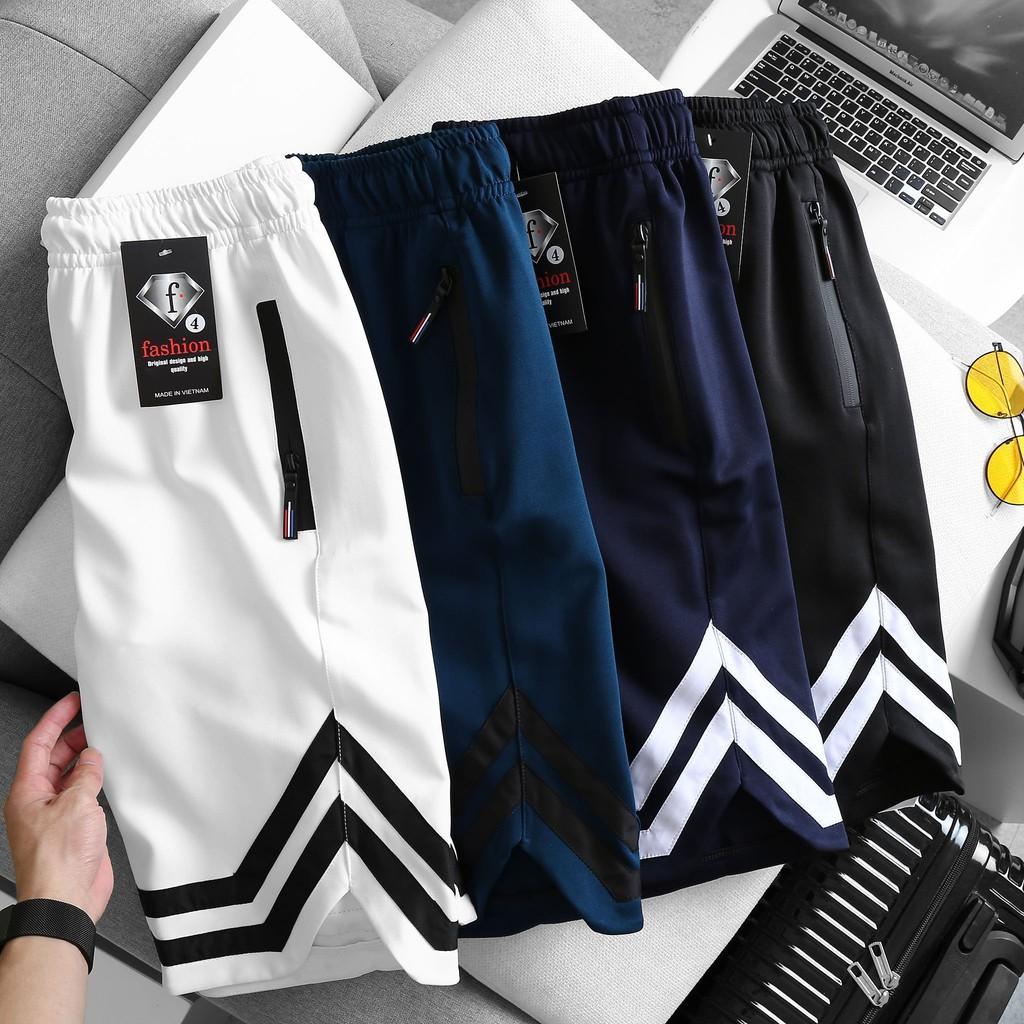 Quần short thun nam thời trang bigsize viền chân