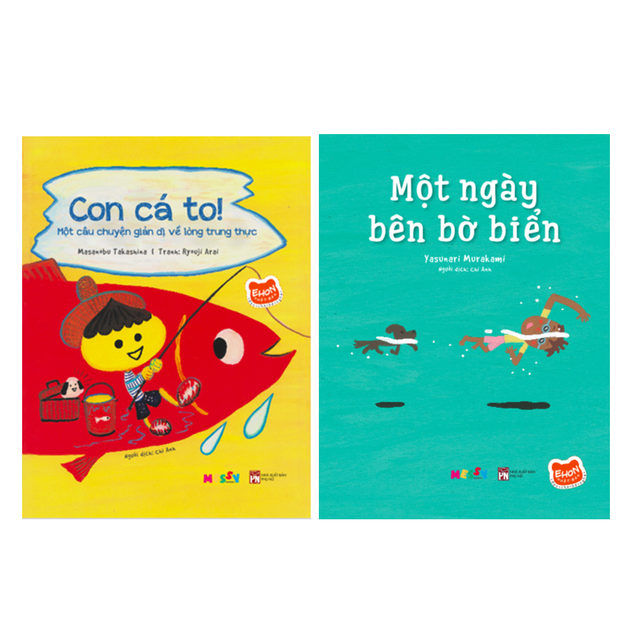 Combo Con Cá To + Một Ngày Bên Bờ Biển (2 Cuốn)