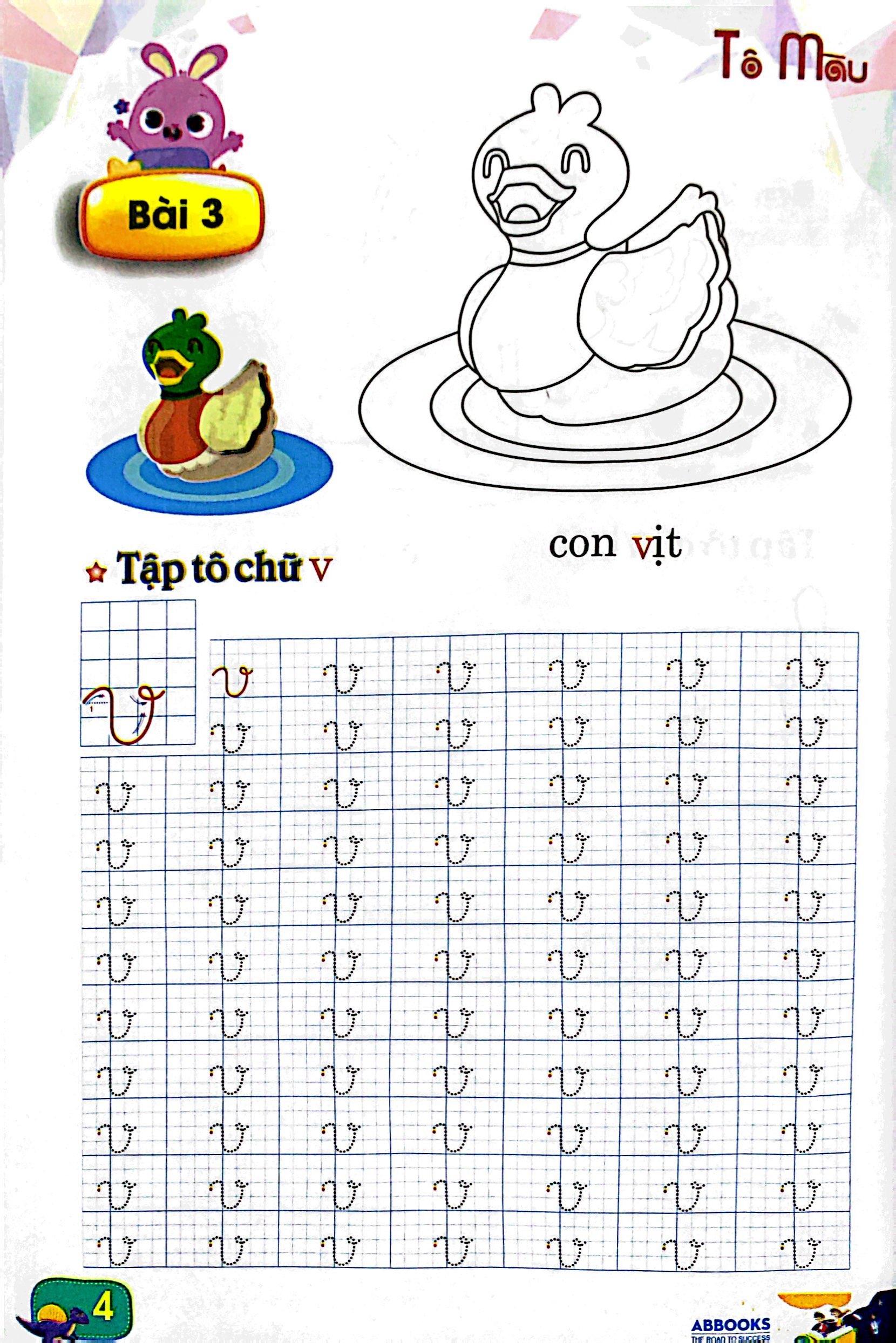Luyện Tay Cầm Bút - Tập Tô Chữ Thường