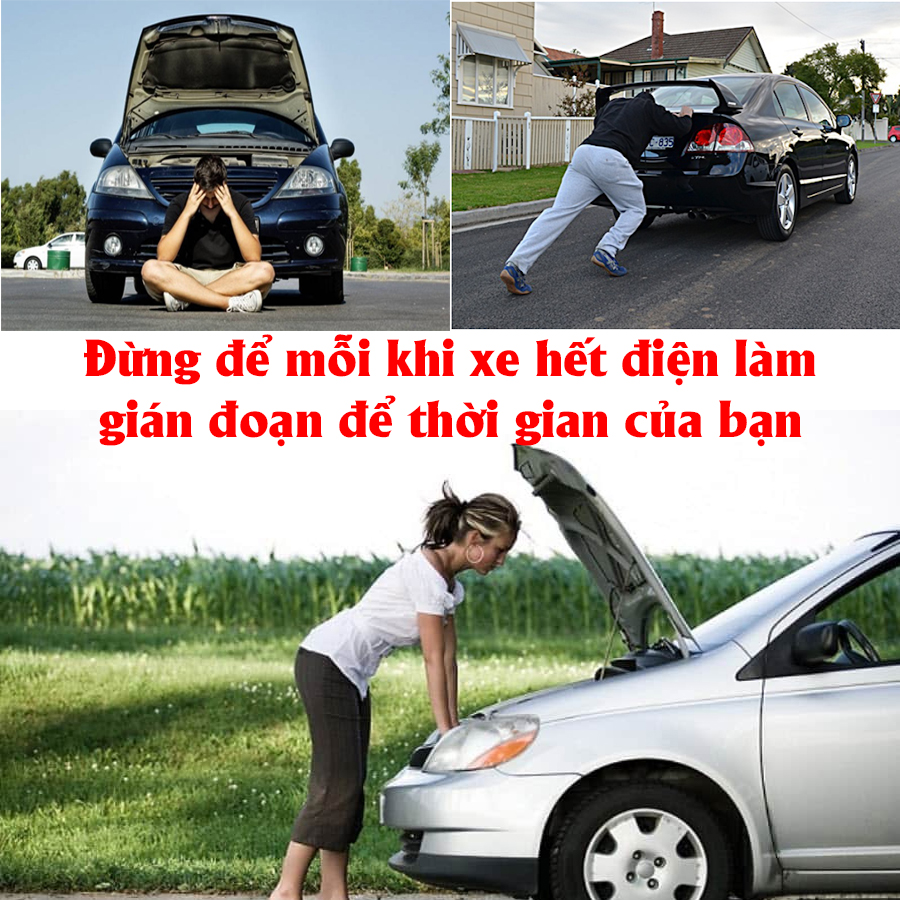Bộ Kích Sạc Ắc Quy, Ắc Quy Ô Tô, Cứu Hộ Ô Tô STEEL MATE, Bộ Sạc Bình Ắc Quy 20.000mAh tích hợp sạc dự phòng, đèn LED cảnh báo, Búa Thoát Hiểm Ô tô, Tích Hợp La Bàn, Nhỏ Gọn, Tiện Lợi - Car50