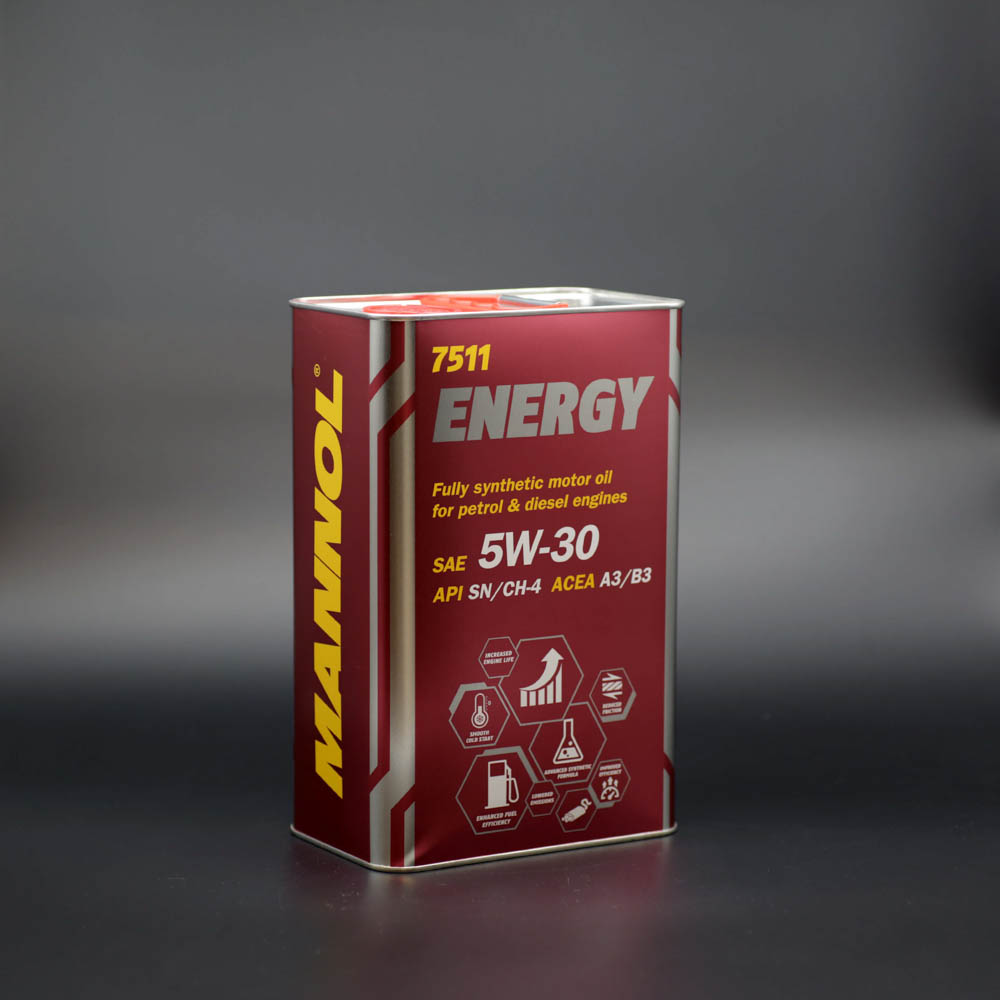 Nhớt MANNOL 7511 Energy 5W-30 1L/ 4L Tổng Hợp Toàn Phần Chứa Ester