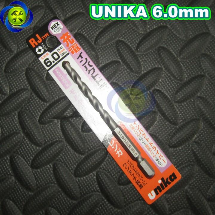 Mũi khoan tường Unika 6mm RJ 6.0 x 100 đuôi lục giác