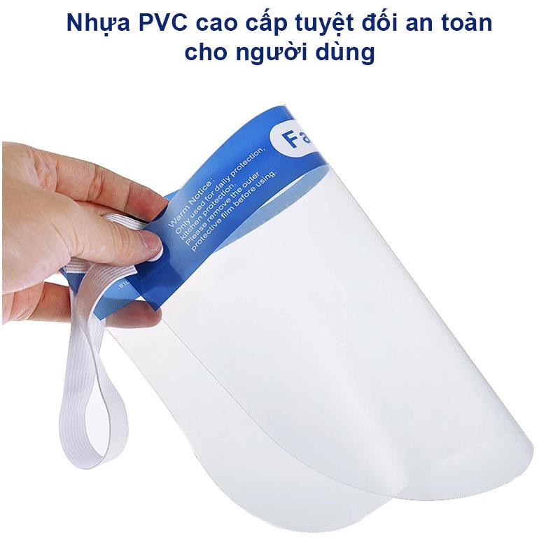 Kính Chống Giọt Bắn, Kính Chống Dịch Face Shield Đệm Mút Xốp Bảo Vệ 3 Chiều An Toàn Tiện Lợi – K024 - Vận Chuyển Miễn Phí Toàn Quốc