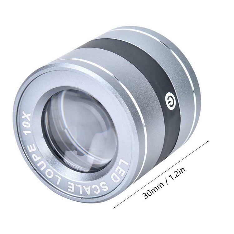 Kính Lúp 10X Cao Cấp HH8030 - PIN SẠC -