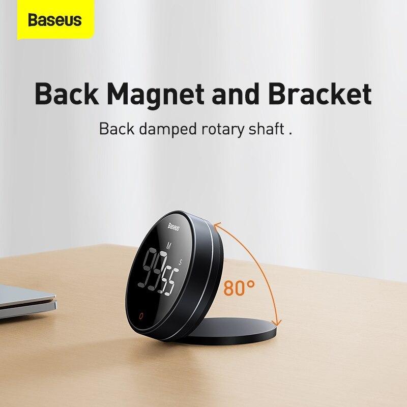 Baseus -BaseusMall VN Đồng hồ hẹn giờ đếm ngược Baseus Heyo Rotation LED Countdown Timer Pro