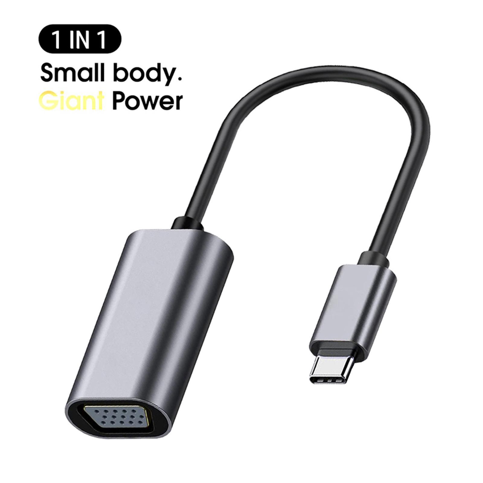 USB C to VGA Adapter for  12inch Laptops  Monitors
