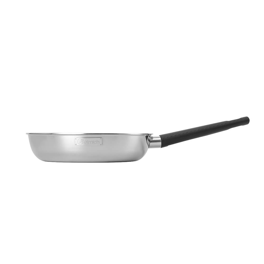 Chảo Inox Liền Khối Elmich Basic EL2862IN Size 20-26cm, Hàng Chính Hãng, Inox 304 - JoyMall