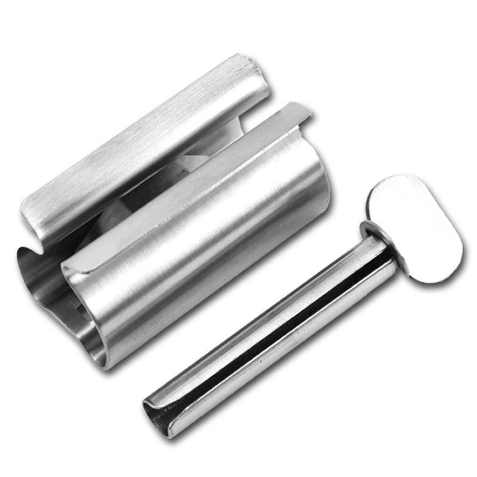 Toothpaste Squeezer 304 Stainless Steel Toothpaste Tube Wringer Seat Holder Stand for Bathroom