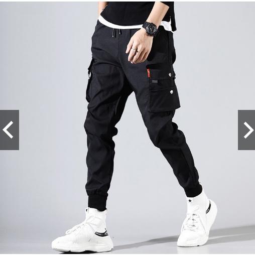 Quần jogger nam túi hộp chất kaki mềm mịn, phong cách bền đẹp