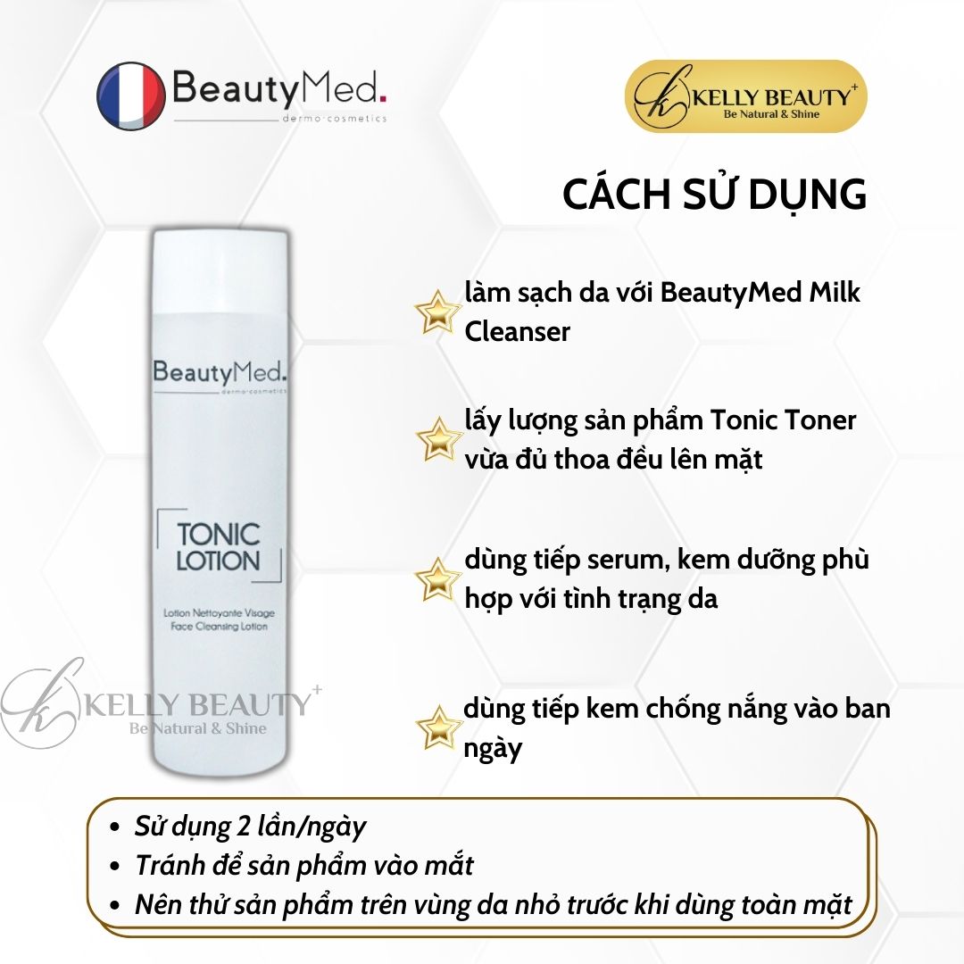 Toner Cân Bằng Cho Da Khô, Nhạy Cảm BeautyMed Tonic Lotion | Kelly Beauty