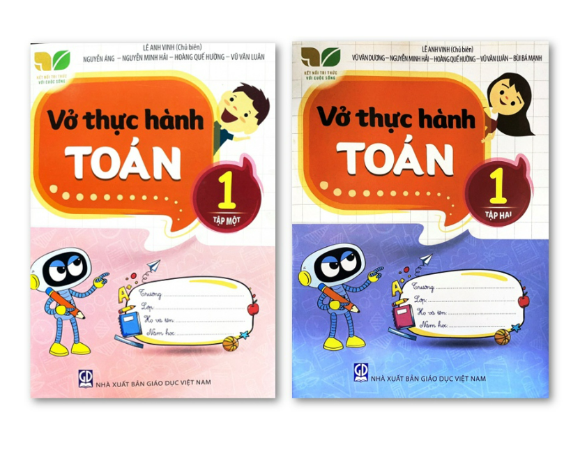 Sách - Combo Vở thực hành Toán lớp 1