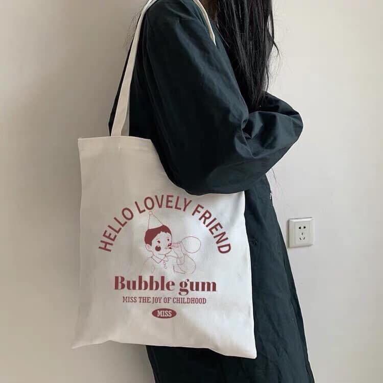 Túi tote đeo chéo Bubble Gum