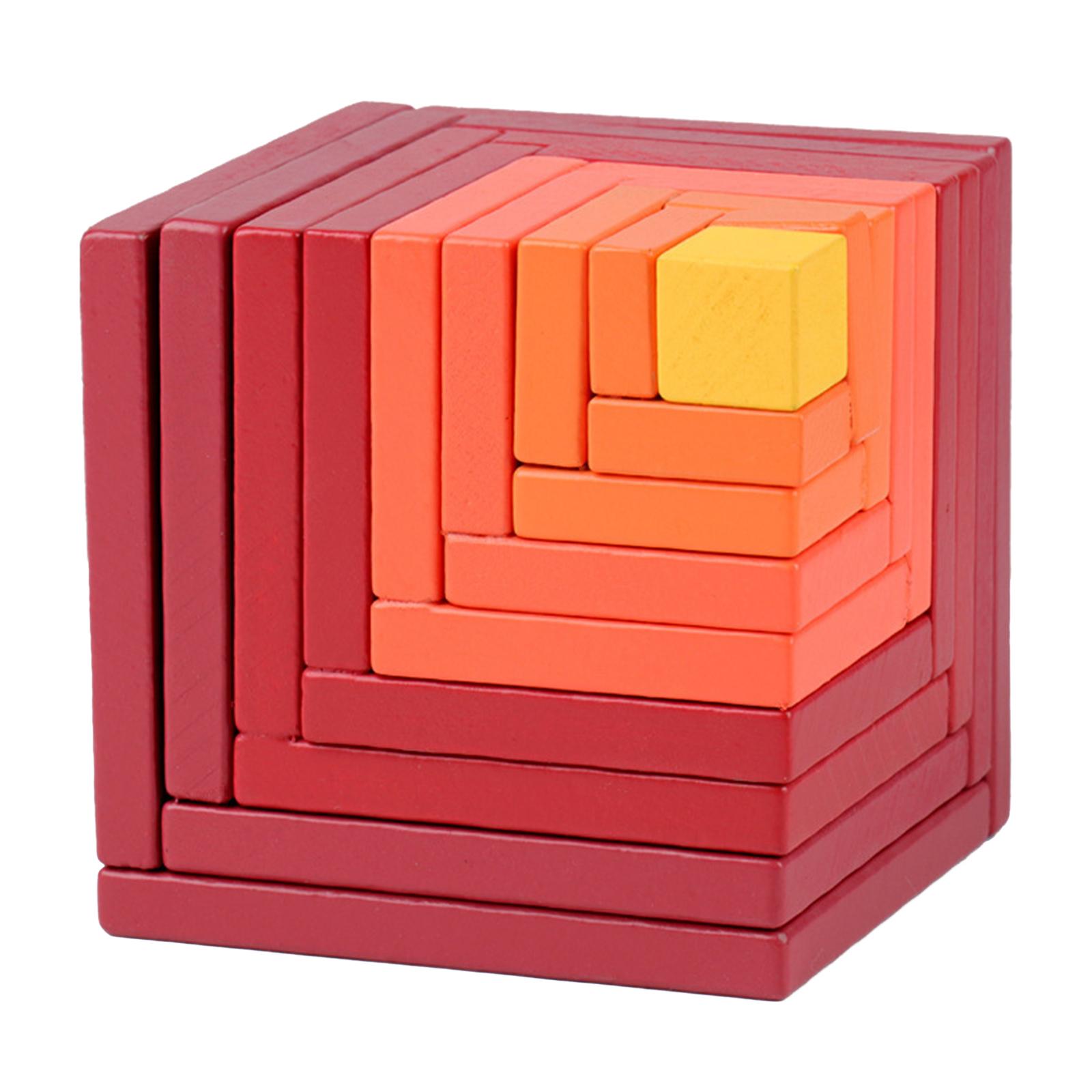 3D Puzzle Building Blocks Educational Tiles Toy Stress Relief Intelligence Developing Brain Teaser Travel Games Toy for Kids Adult Age 4-6 Years