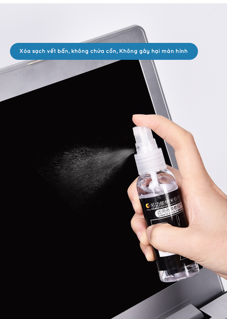 Bộ vệ sinh làm sạch cho Bàn Phím Macbook / Laptop / Airpods / Màn hình, Lỗ Loa, Cổng Sạc iPad / iPhone / Samsung / Smartphone