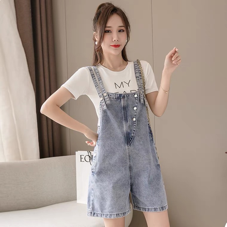 Yếm Jean Nữ Thương Hiệu Chandi, Yếm Nữ Quần cao cấp mẫu mới hot trend 2021 mã NT336