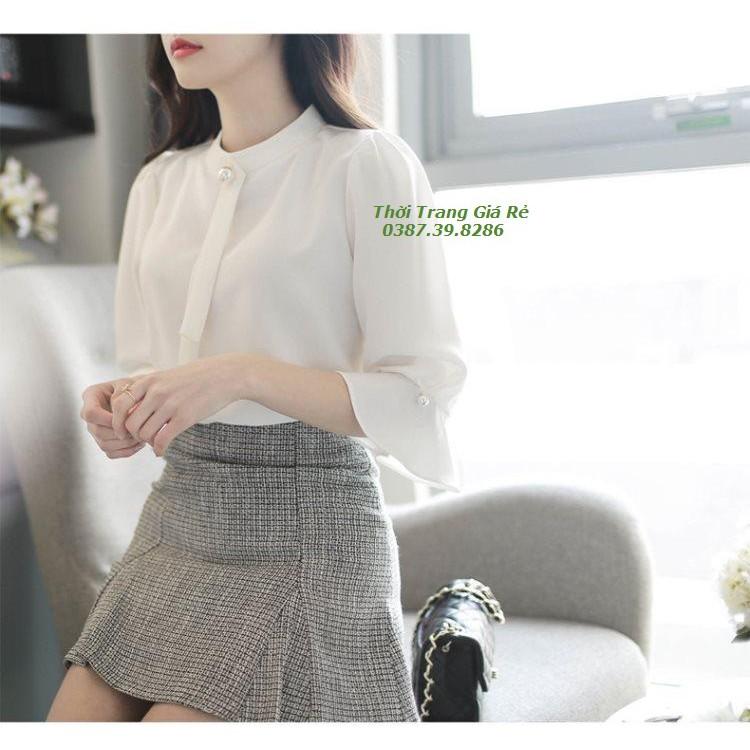 ÁO KIỂU TAY LOE XINH XẮN