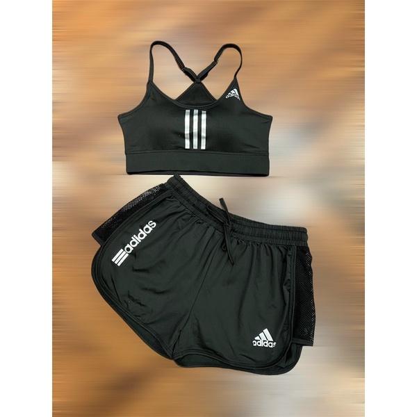 Set bộ đùi 2 lớp áo bra 2 dây tập gym, aerobic,đi bơi nữ siêu đẹp