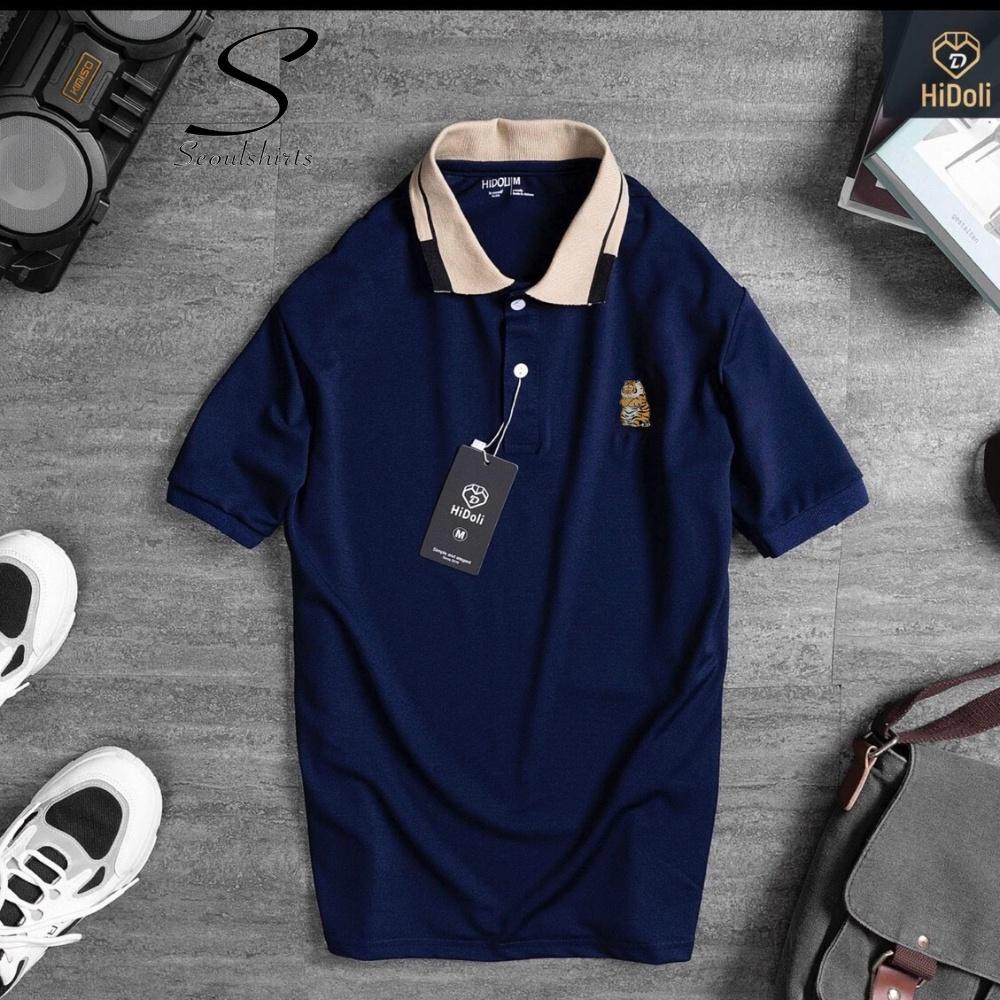 Áo thun nam polo thêu gấu basic cổ bẻ cao cấp vải POLY CÁ SẤU dày dặn thoáng mát trẻ trung năng động - SU 260