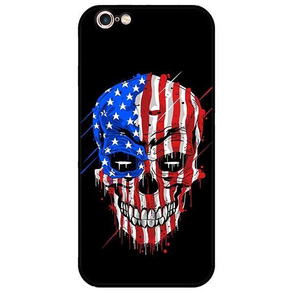 Ốp lưng dành cho Iphone 5 / 5s / 5Se - Iphone 6 / 6s - Iphone 6 Plus / 6s Plus mẫu Đầu Lâu Lá Cờ