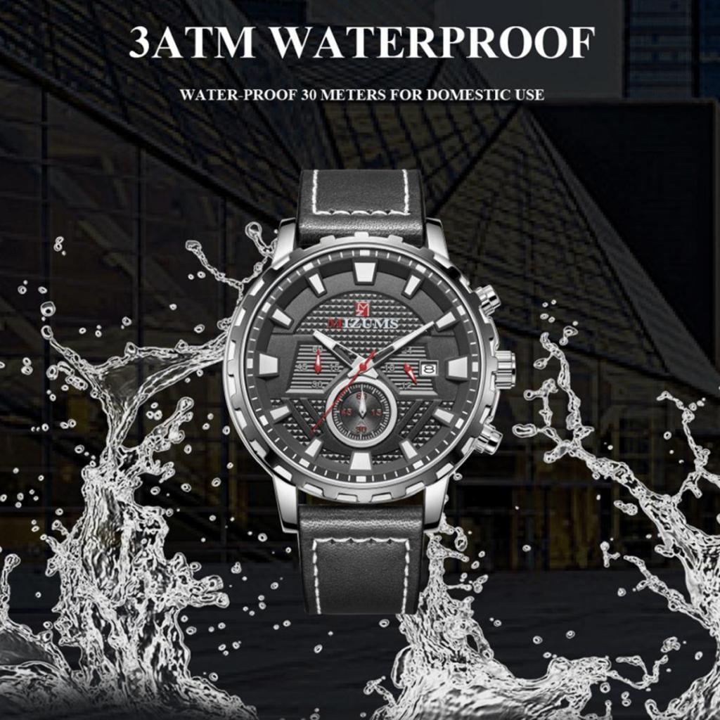 Mens Sports Business Watch Chronograph Wristwatch