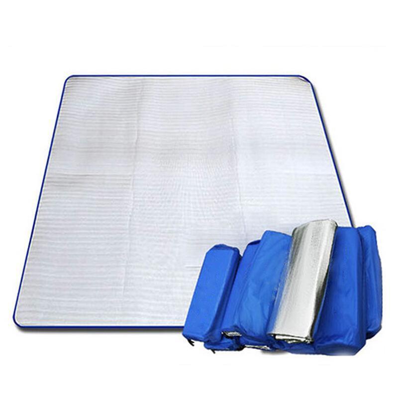 2Pcs Camping Folding Picnic Mat Blanket Outdoor Beach Waterproof Pad 200x150cm