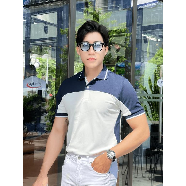 Áo thun POLO phối màu tay ngắn thời trang nam , nam tính hàn quốc tôn dáng cho các anhem THỜI TRANG NAM 1986