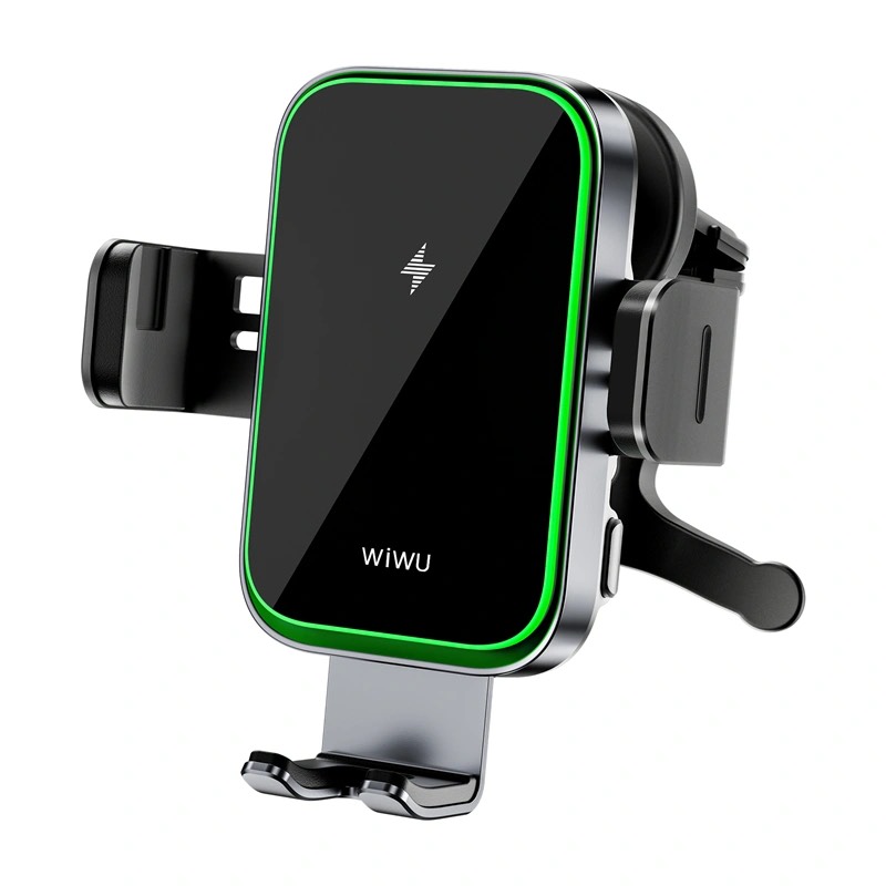 Giá đỡ điện thoại Wiwu Freelander CH-313 Car Mount trên ô tô, hỗ trợ sạc không dây 15W - Hàng chính hãng