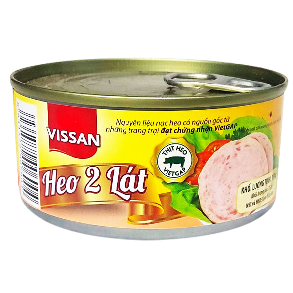 Combo 4 hộp Heo 2 Lát Vissan 150g