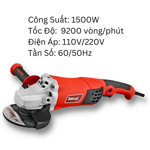 Máy mài góc tay dài công tắc bóp 125mm Sencan 541207