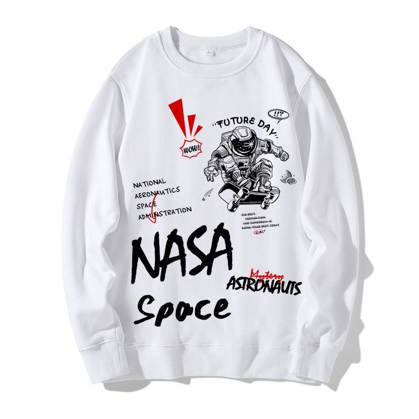 Áo dài tay nam thu đông sweater TUTO5 In hình Nasa Chất Liệu Vải Da Cá Phong Cách thời trang Raglan Hàn Quốc_ATD03