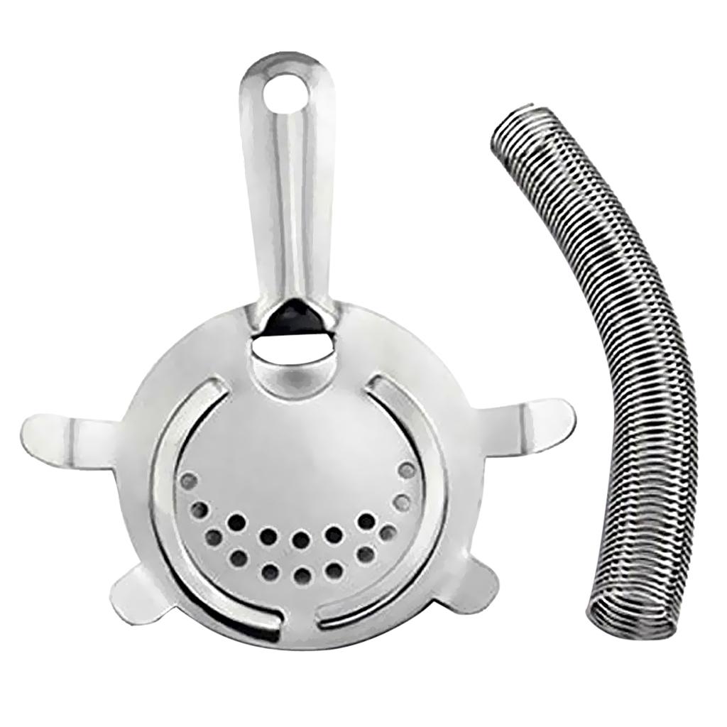 Cocktail Strainer Stainless Steel Bar Shaker Ice Strainer 4 Prong Bar Tools