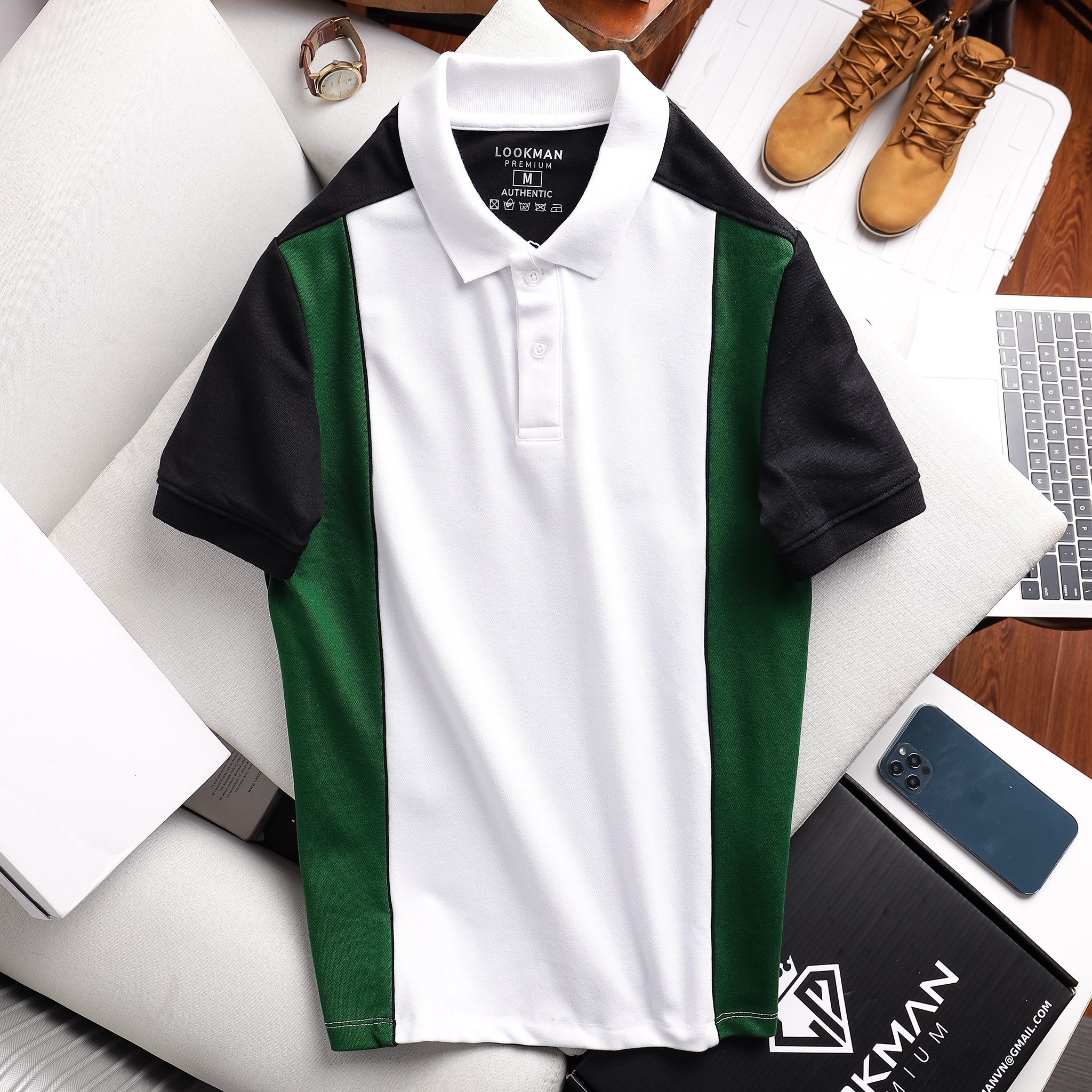 Áo polo nam cao cấp LOOKMAN- POLO LIBER M03