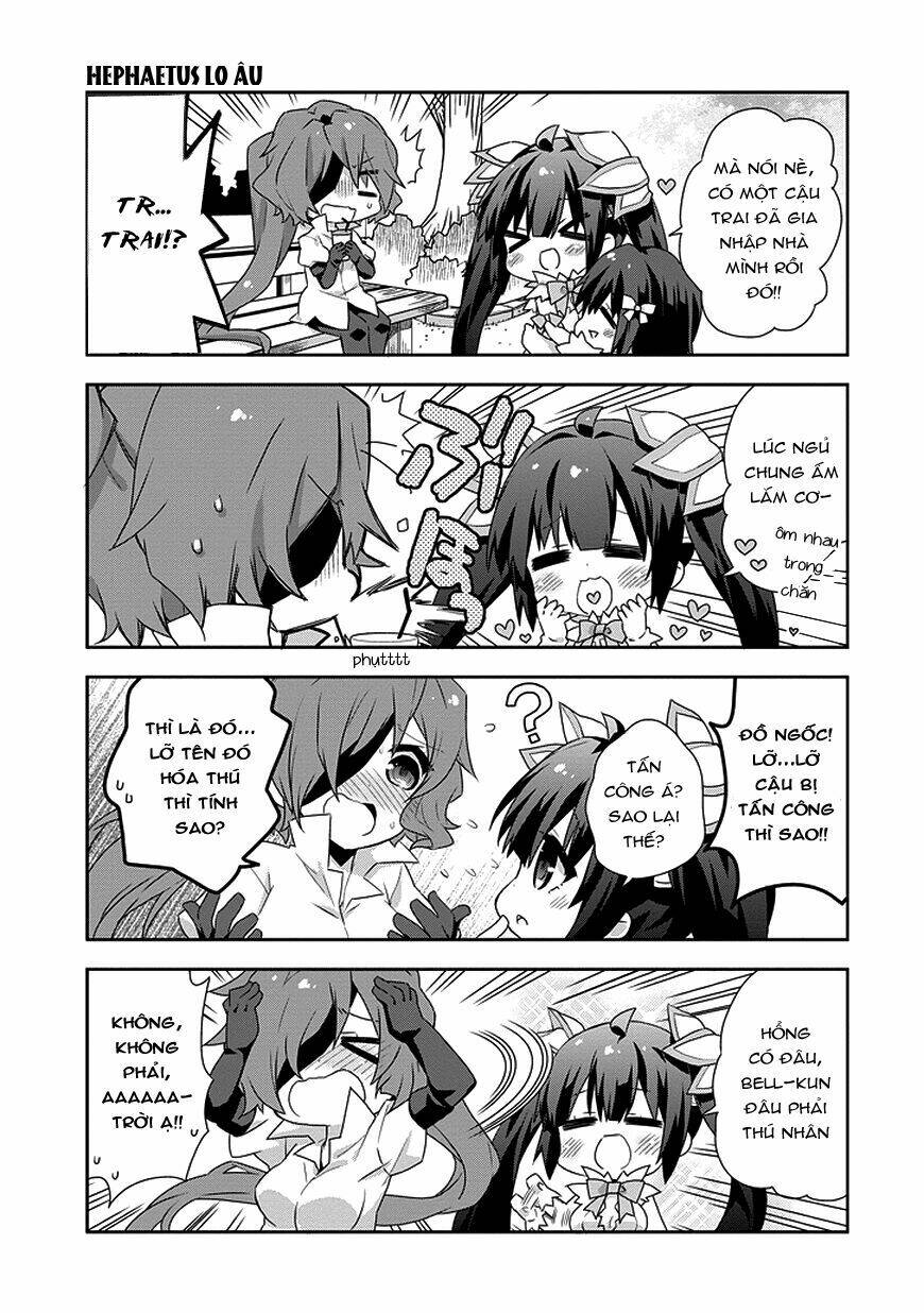 dungeon ni deai o motomeru no wa machigatte iru darou ka 4koma - days of goddess chapter 2 9