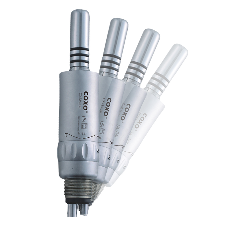 COXO CX235-3B Tốc độ thấp Nút nhấn Tay cầm Mũi thẳng Mũi nhọn Chốt Ngược Góc 2/4 Lỗ Nha khoa