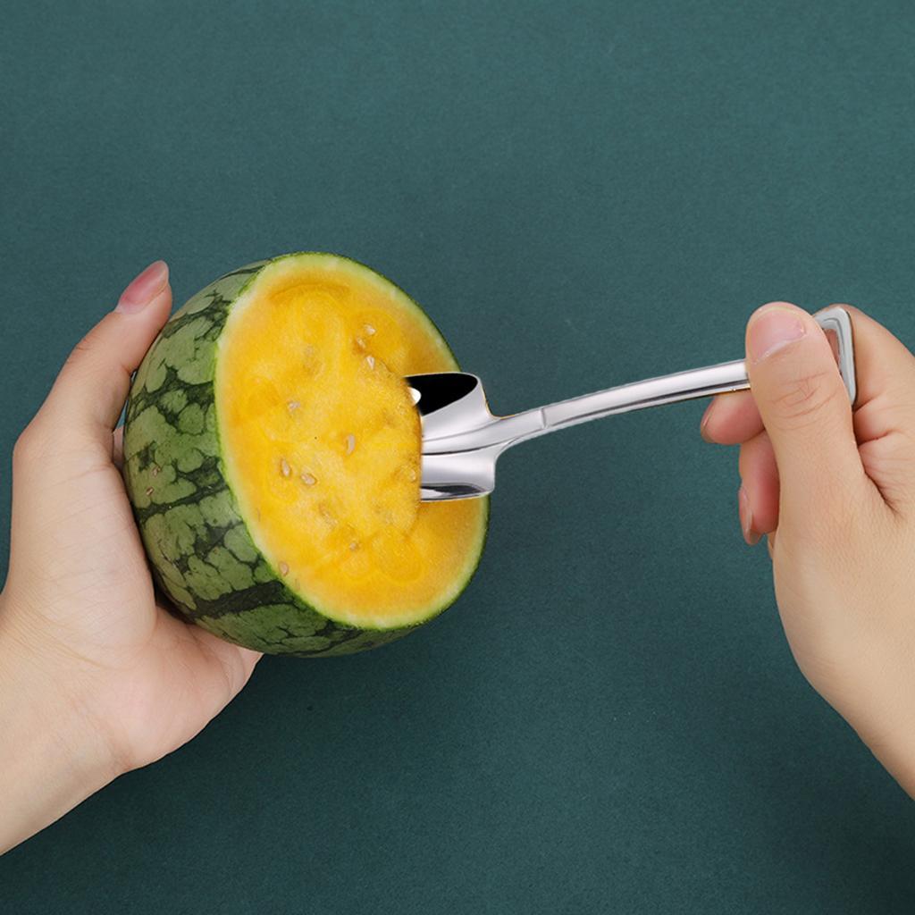 304 Stainless Steel Shovel Spoon Suger Watermelon Tea Spoon Kitchen Tool
