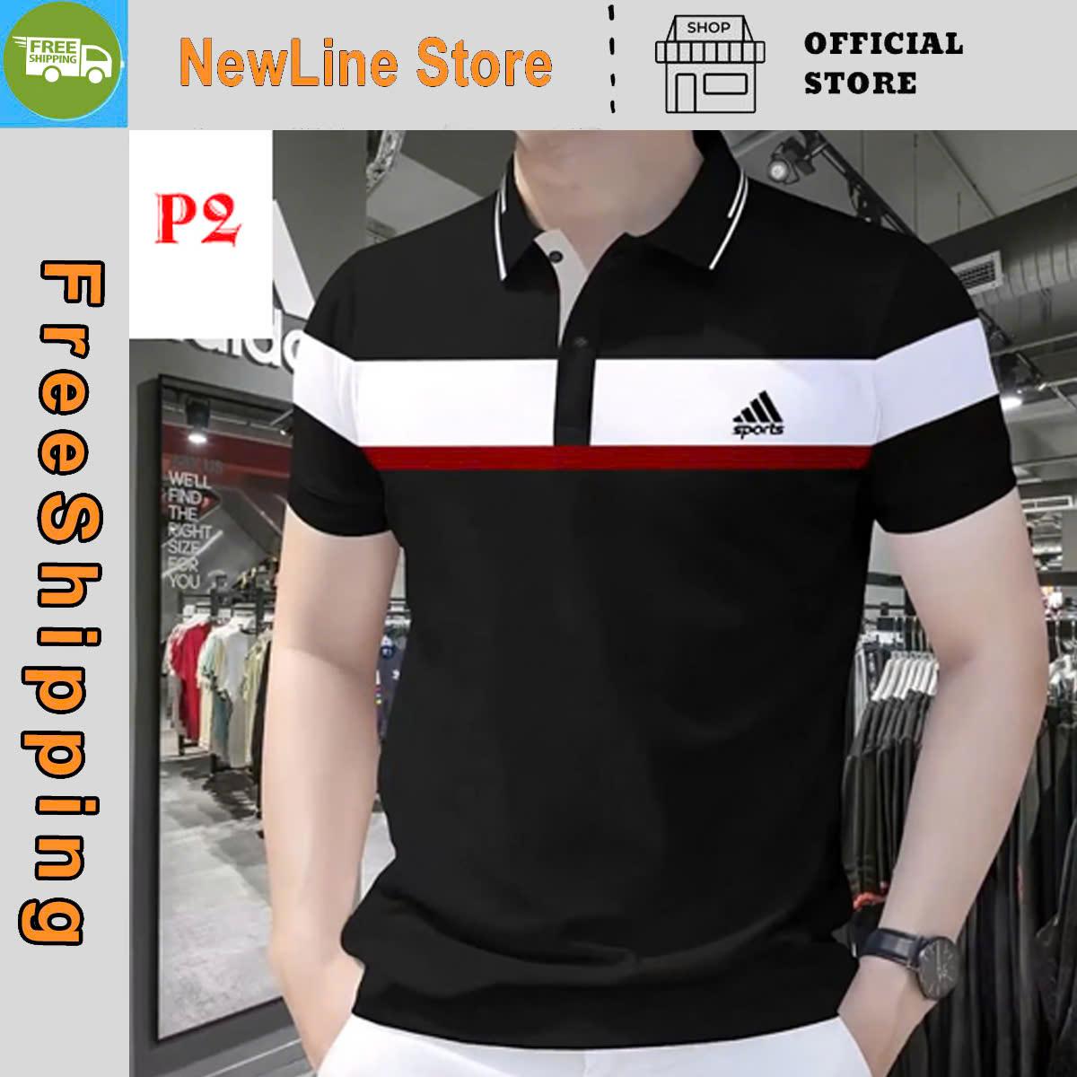 Áo Polo Nam Phối Ngực Thể Thao Trẻ Trυng Chất Cá Sấu CVC Sang Trọng Menswear Cao Cấp. - Đỏ