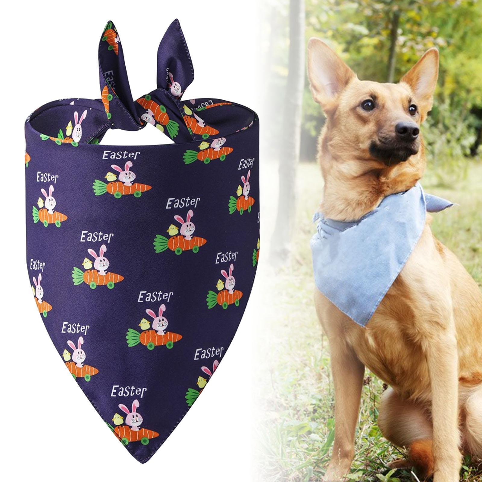 Dog Bandana Collar Easter Pet Bandana Costume Party Dress up Kitten Puppy Neck Scarf