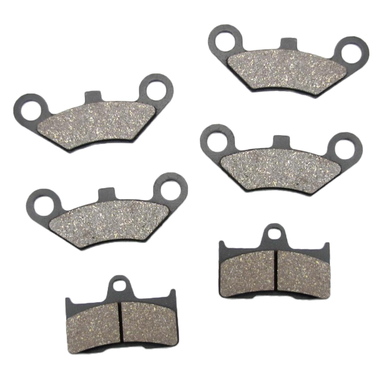 3X Front Rear Brake Pads for CF500 CF600 X5 X8 U5 ATV (3 Pairs