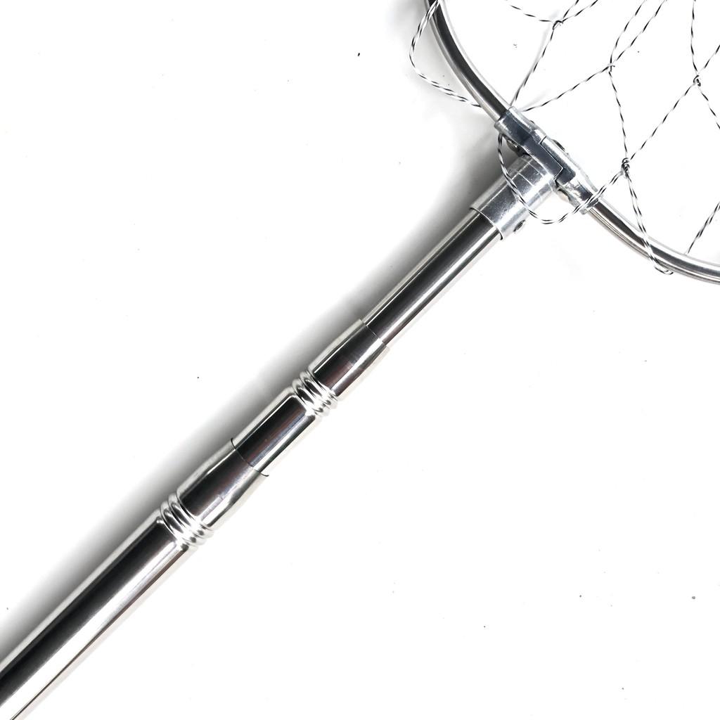Vợt xúc cá inox GW , vành tam giác , Chất liệu inox 100%