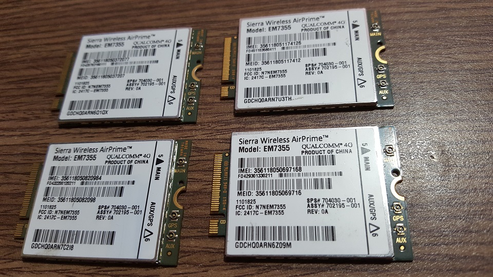 Card wwan 4G HP LT4111 - Model EM7355 dùng cho laptop HP 820 G1,840 G1, 850 G1, Zbook 15, 17 - Hàng nhập khẩu