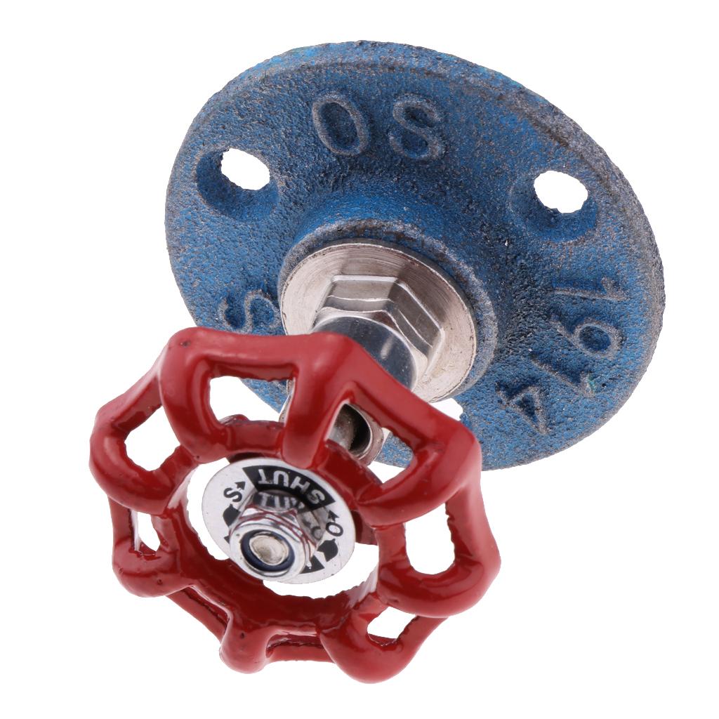 Industrial Rustic Wall Mounted Hand Wheel Hook Coat Hook Key Holder