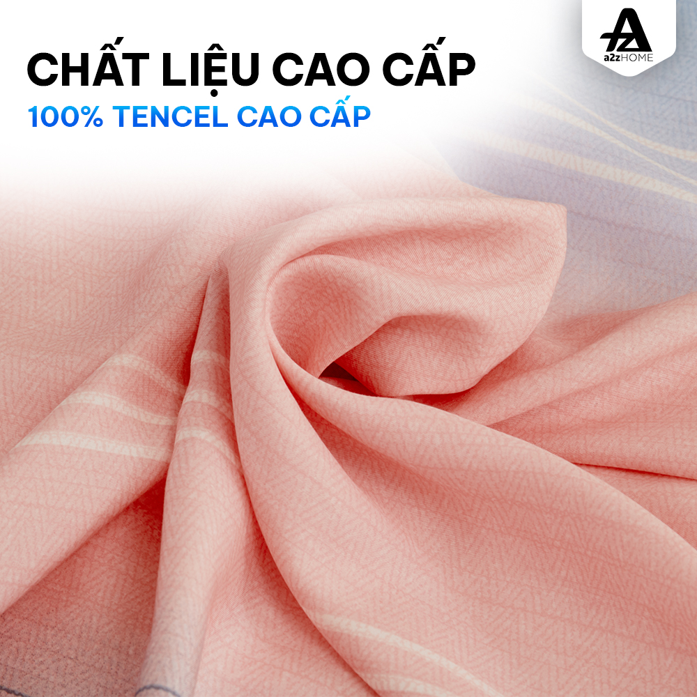 Vỏ Mền Classic Stripes Mềm Mại 100% Tencel Cao Cấp A2Z Home