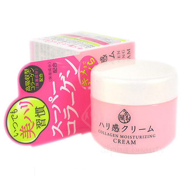 Kem dưỡng da ngăn ngừa lão hóa Naris Uruoi Collagen Moisturizing Cream Nhật Bản 48g + Móc khóa