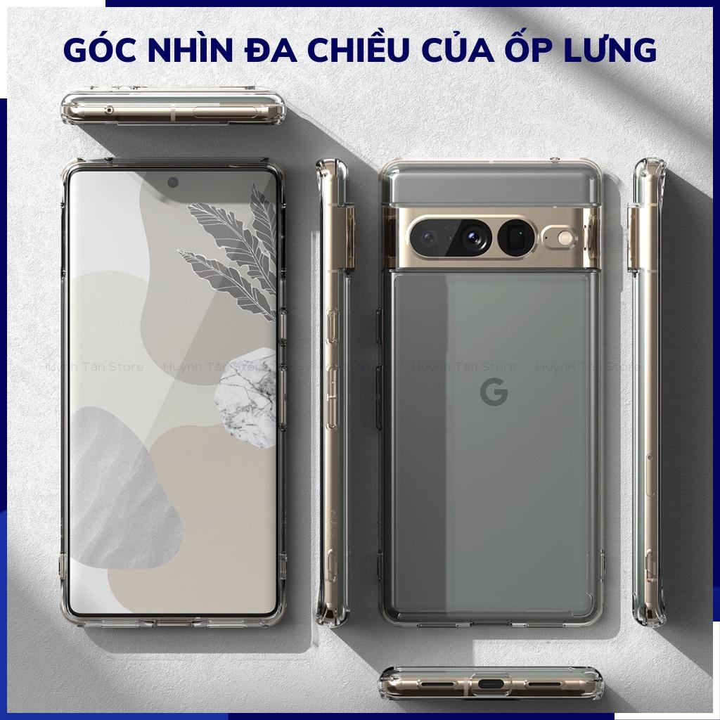 Ốp lưng pixel 7 pro RINGKE chính hãng trong suốt chống sốc FUSION X chống ố vàng phụ kiện điện thoại huỳnh tân store - Hàng nhập khẩu