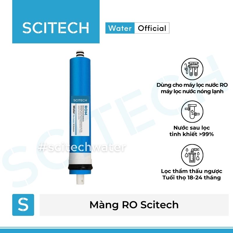 Màng RO Scitech 50/75/100GPD - Hàng chính hãng