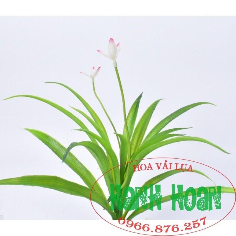 Cụm lá dứa hoa , lan leo nhựa- Hoa giả trang trí