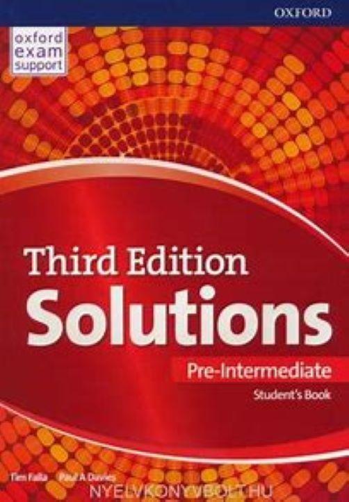 Solutions 3E Pre-Intermediate: Student's Book