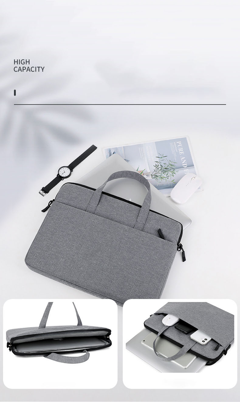 Túi xách chống sốc dành cho laptop macbook surface, túi công sở nam nữ cặp công sở đeo chéo đựng laptop - Hàng chính hãng